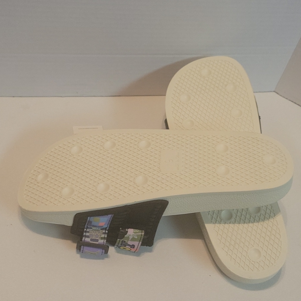 ADIDAS MENS SLIDES SIZE 9 - Picture 6 of 9